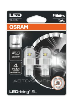 Osram W16W 6000K LEDriving SL