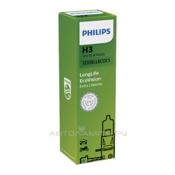 Philips H3 LongLife EcoVision